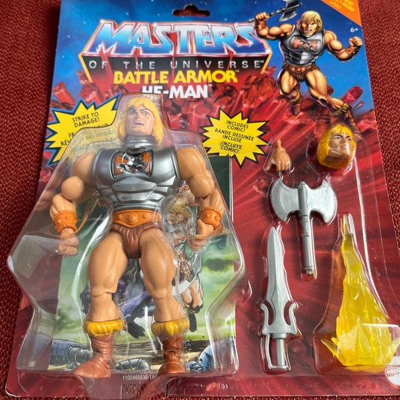 Masters of the Universe Origins He-Man - Battle Armor (Deluxe) New in Box - Picture 3 of 6